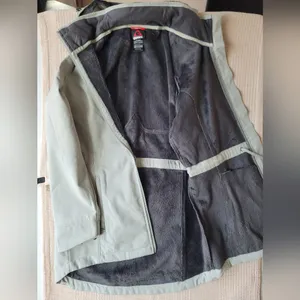 Women's Ski & Snow Jacket Light Gray Sz S Windbreaker gorpcore travel cabin camp thumbnail 2