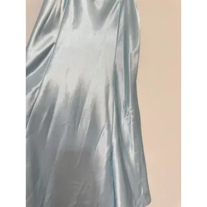 Y2K Secret Treasures Women’s Satin Slip Dress Nightgown Blue L Spaghetti Straps thumbnail 8