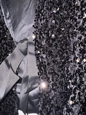 H&M Black Sequin Top thumbnail 3