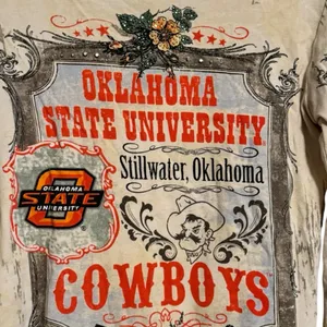 Vintage‎ Creative Apparel Concepts Oklahoma State Cowboys Shirt thumbnail 2