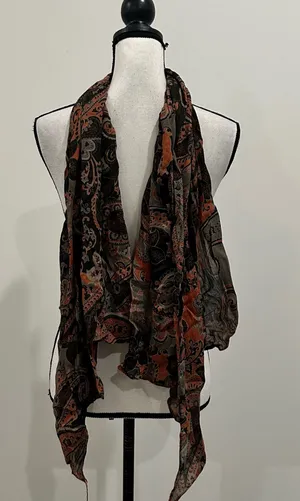 Paisley Scarf Brown thumbnail 1