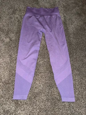 JoyLab Women's Seamless High-Waisted Workout Leggings in Purple thumbnail 1