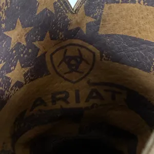 Ariat Circuit Patriot Weathered Tan Leather Square Toe‎ Boots 7B Heritage thumbnail 6