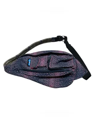 Kavu rope sling large crossbody bag blue pink thumbnail 2
