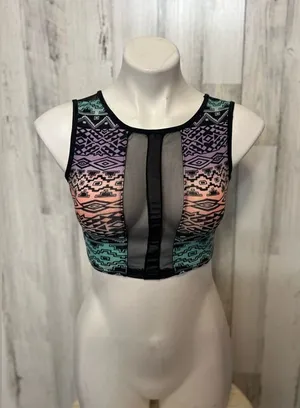 Crop top Black thumbnail 1