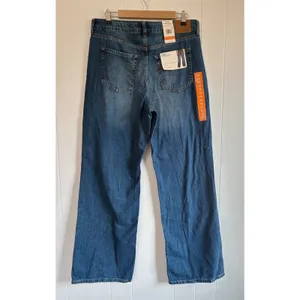NWT AERO Women High‎ Rise Wide Leg Authentic Non Stretch Denim Jeans Size 12 thumbnail 6