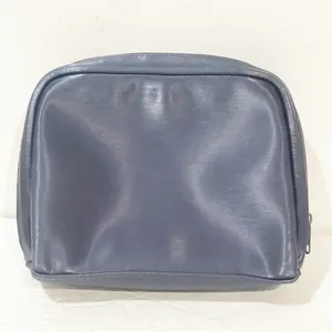 Christian Dior Parfume Blue Vinyl Cosmetic‎ Bag Zipper thumbnail 5