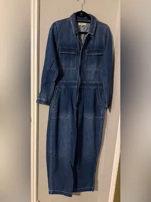 MADEWELL
Zip Front Iconic Denim Coverall thumbnail 5