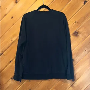 Small shop “Mama” cheetah letters black crewneck sweatshirt thumbnail 3