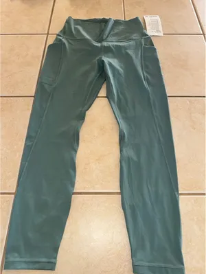 Lululemon Align With Pockets High Rise 25” Tidal Teal Size 8 NWT thumbnail 1