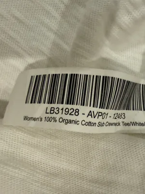 Quince White Organic Cotton Slub Crew Neck Tee Shirt Medium thumbnail 5