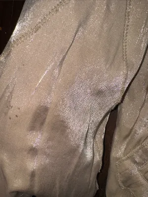 Vintage 80s 90s East West Shiny Metallic Taupe Bomber Jacket S thumbnail 3