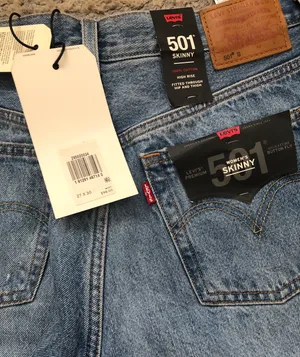 Levis NWT 501 Original Skinny Jeans thumbnail 4