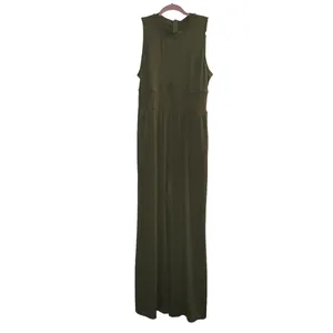 Cider Olive Sleeveless Wide Leg Jumpsuit thumbnail 5