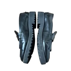 Franco Sarto Black Lug Loafers thumbnail 3