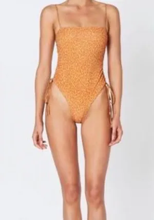 Leopard Sparkle One piece Swimwear NWT XS thumbnail 1