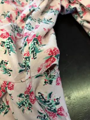 Vera Bradley Pajama Set Womens 2XL Pink Floral Jersey Button Front Lounge Pants thumbnail 15