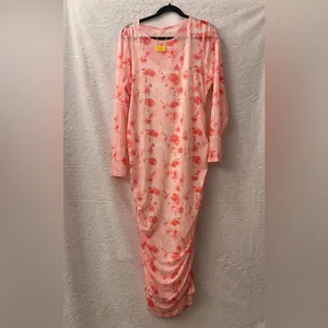 NWT Women’s Floral Maternity Dress in Pink | Size 2XL thumbnail 3