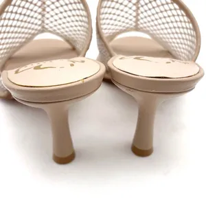 Ted Baker Celya Crystal Mesh Heeled Mules Sandals Nude Tan Size EU 39 US 8.5 thumbnail 13