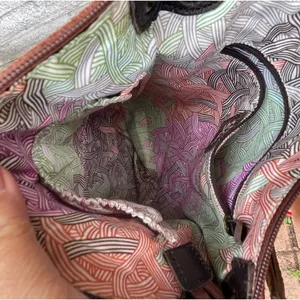 The Sak espresso brown leather crossbody. thumbnail 5