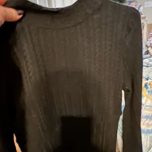 Free People Black Cable Knit Sweater thumbnail 1