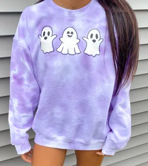 Only Spooky vibes  crewneck thumbnail 1