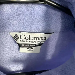 H76 Columbia grey fleece jacket Size M thumbnail 2