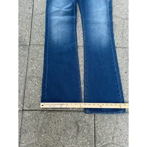Agave Nectar Sirena Striped Flare Jeans Womens Size 27 Low Rise Denim Y2K USA thumbnail 12