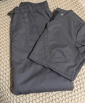Scrub Top And Bottoms Set Gray thumbnail 1