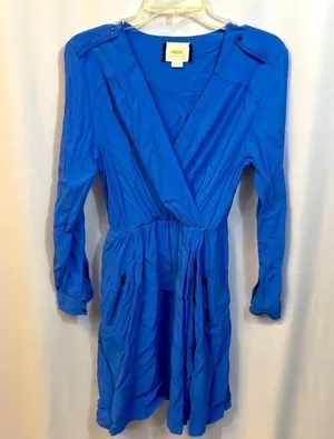 𝅺anthropology Maeve Blue Dress thumbnail 6