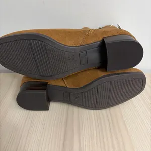 Time and Tru New! Brown Suede Ankle Boots size 7.5 thumbnail 7