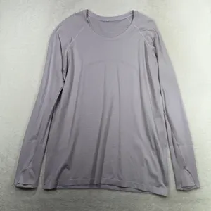Lululemon Size 16 Swiftly Tech Long Sleeve 2.0 Lilac Purple Activewear Top thumbnail 3