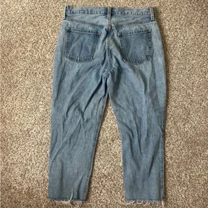 Old Navy High-Rise Slouchy Straight Jeans Ankle Cropped Casual Distressed 10 thumbnail 7