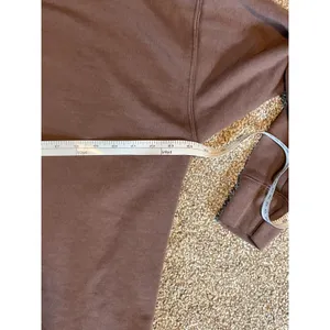 Aerie Brown Quarter Zip Pullover Zip Fleece Shirt. Size Small thumbnail 3