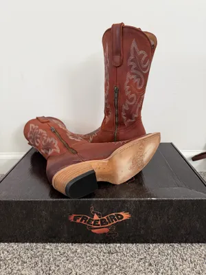 Freebird by Steven Wilson Rust Suede Boots thumbnail 4