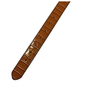 A New Day Women's Cognac & Gold Triple Plaque Belt Size Small NEW! thumbnail 4