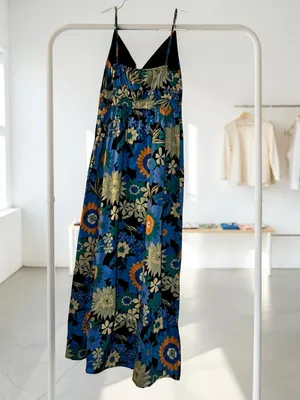 Rails Alora Floral Print Smocked Maxi Dress thumbnail 2