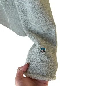 Kuhl Alfpaca Fleece‎ 1/4 zip Pullover Sweater Oatmeal Beige Womens Small Fitted thumbnail 6