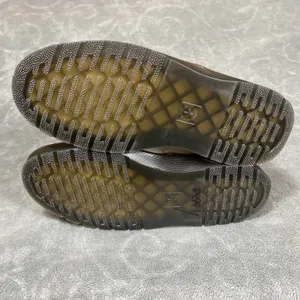 Dr. Martens White Leather Zavala Combat Boots Women 5‎ Lace Bouncing Soles thumbnail 9