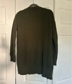 Dry Goods Army Green Cardigan thumbnail 2