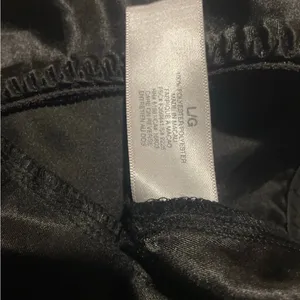 Black Satin Lingerie Size L thumbnail 2