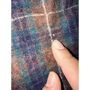Pendleton Scarf Vintage‎ Made in USA Brown Tartan Plaid 100% Virgin Wool Unisex thumbnail 6