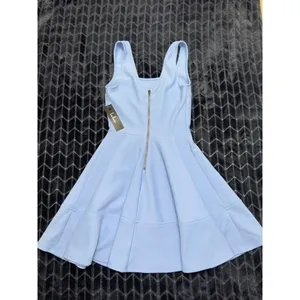Lulus Home Before Daylight Periwinkle Sleeveless Skater Dress Sz Small NWT thumbnail 6