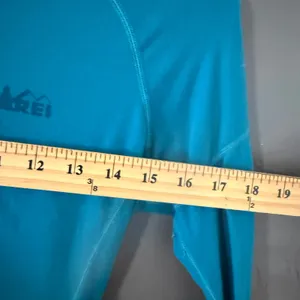 REI Womens Small Teal Blue Long Sleeve Base Layer Top Hiking‎ Athletic Shirt USA thumbnail 7