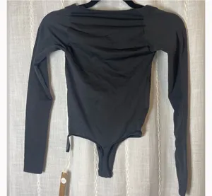 SKIMS Scoop Neck Long Sleeve Bodysuit S/M thumbnail 5