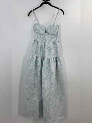 Maison Amory Windsor Dress in Light Blue Size XS thumbnail 6