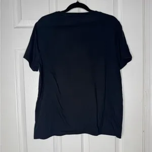 BOMBAS Bee Better Woman’s Plain Black Crewneck Tshirt Cotton Blend Size‎ M/L thumbnail 2