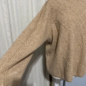 Vince Camuto Women Warm Cozy Pullover Crew Neck Cable‎ Sweater XL Relaxed Fit thumbnail 4