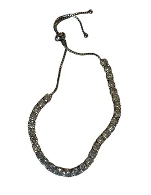Silver Rhinestone Bracelet thumbnail 4