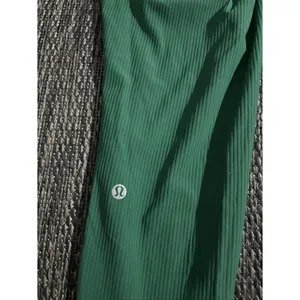 Lululemon Base Pace High Rise Ribbed Tight Nulux 25" Everglade Green Size 10 thumbnail 5
